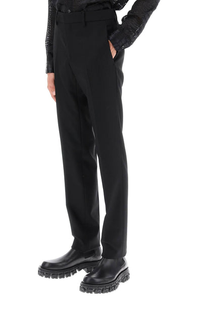 Tailoring Cigarette Pants  - Black