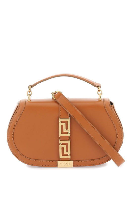 'greca Goddess' Shoulder Bag  - Brown