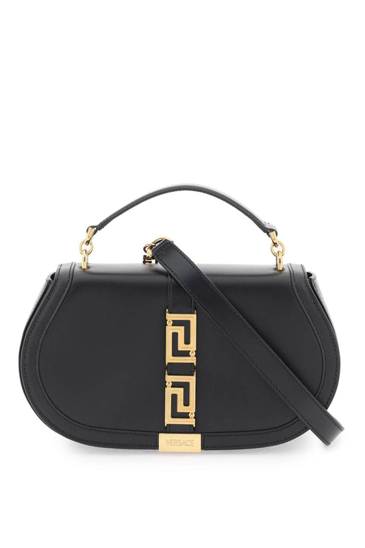 'greca Goddess' Shoulder Bag  - Black