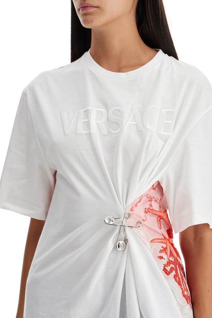 "baroque Sea Safety Pin T  - White