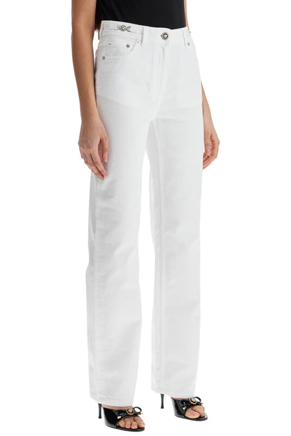 Medusa '95 Straight Leg Jeans  - White