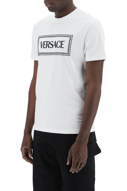 Embroidered Logo T-shirt  - White