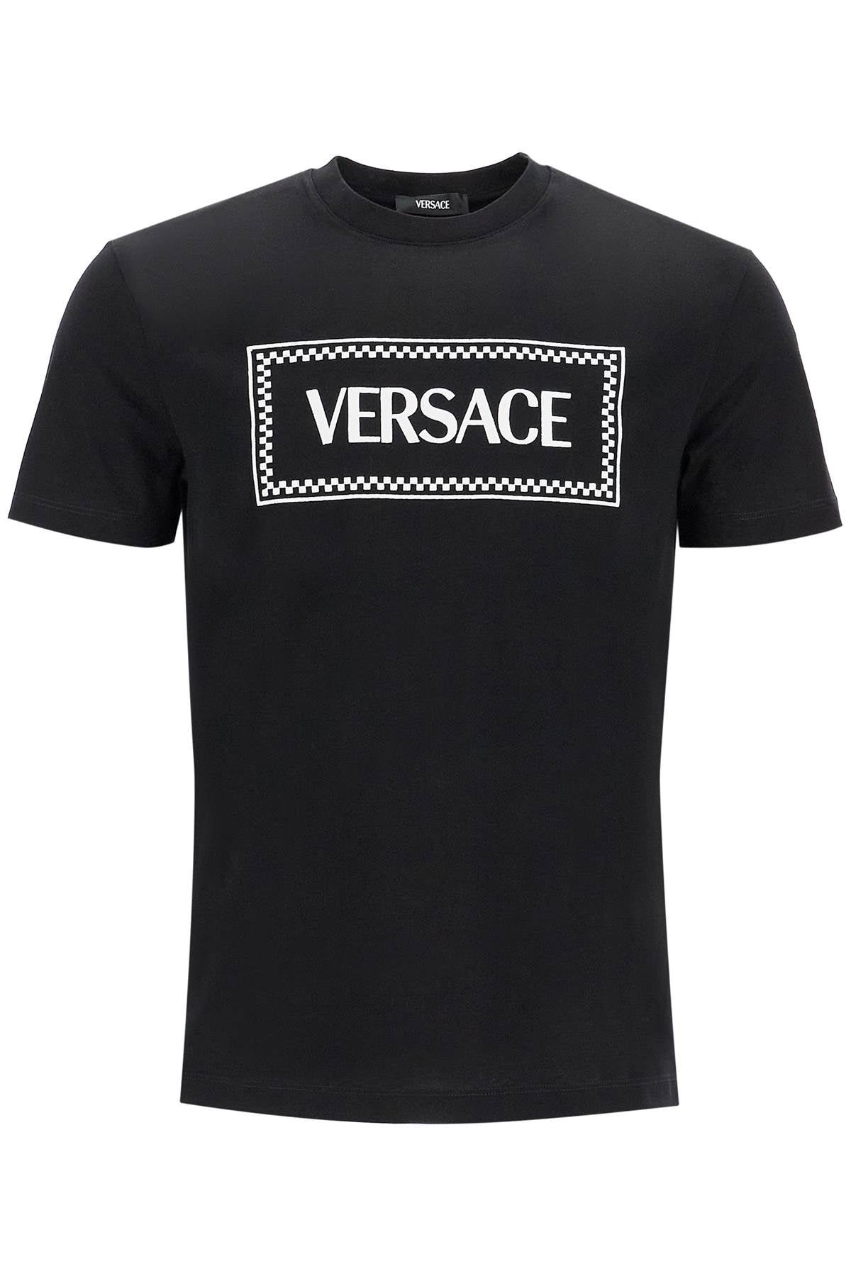 Embroidered Logo T-shirt  - Black