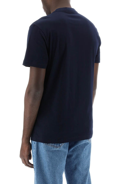 Embroidered Logo T-shirt  - Blue