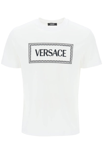 Embroidered Logo T-shirt  - White