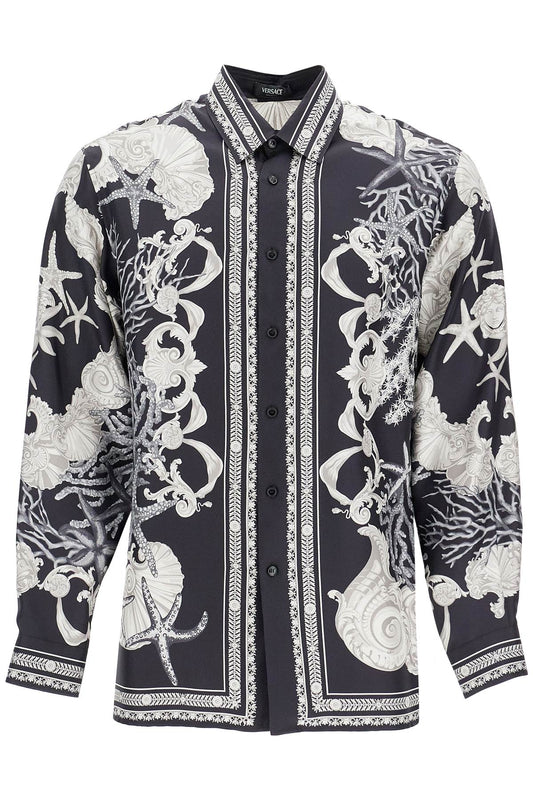 Barocco Sea Silk Shirt  - Black