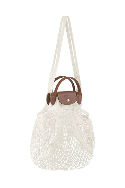 Le Pliage Filet L Bag  - White