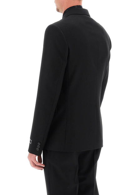 Tailoring Jacket In Wool  - Black