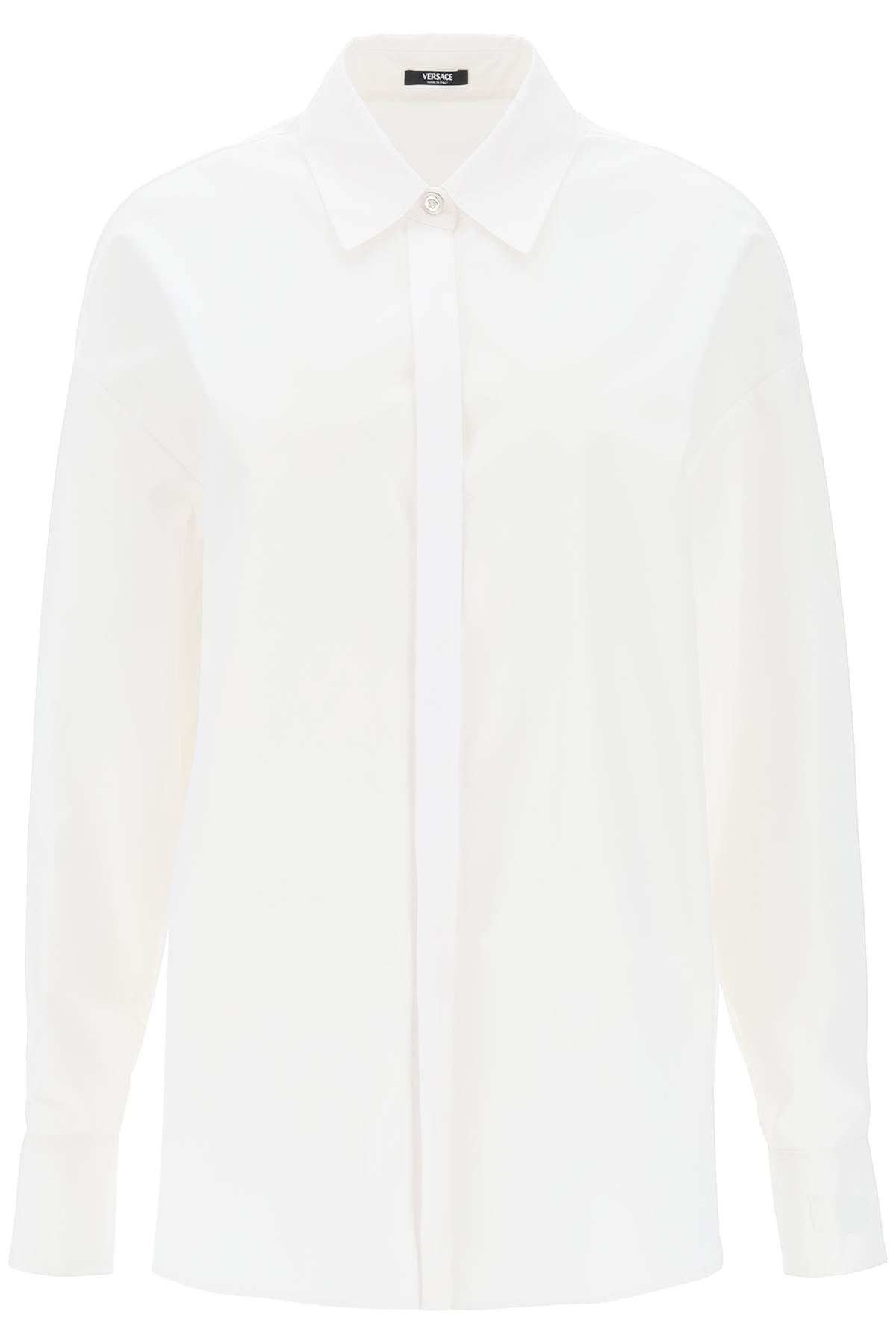 Oversized Poplin Shirt  - White