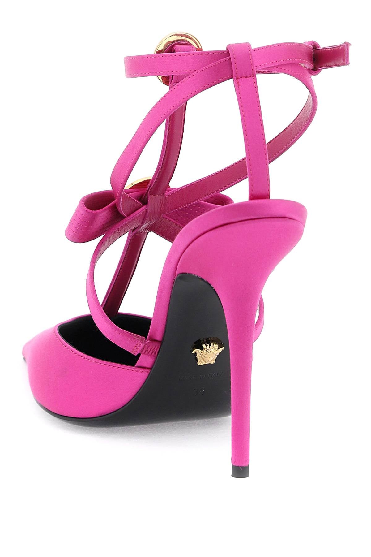 Pumps With Gianni Ribbon Bows  - Fuxia