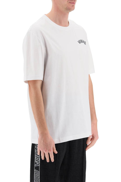 Milano Stamp Crew-neck T-shirt  - White