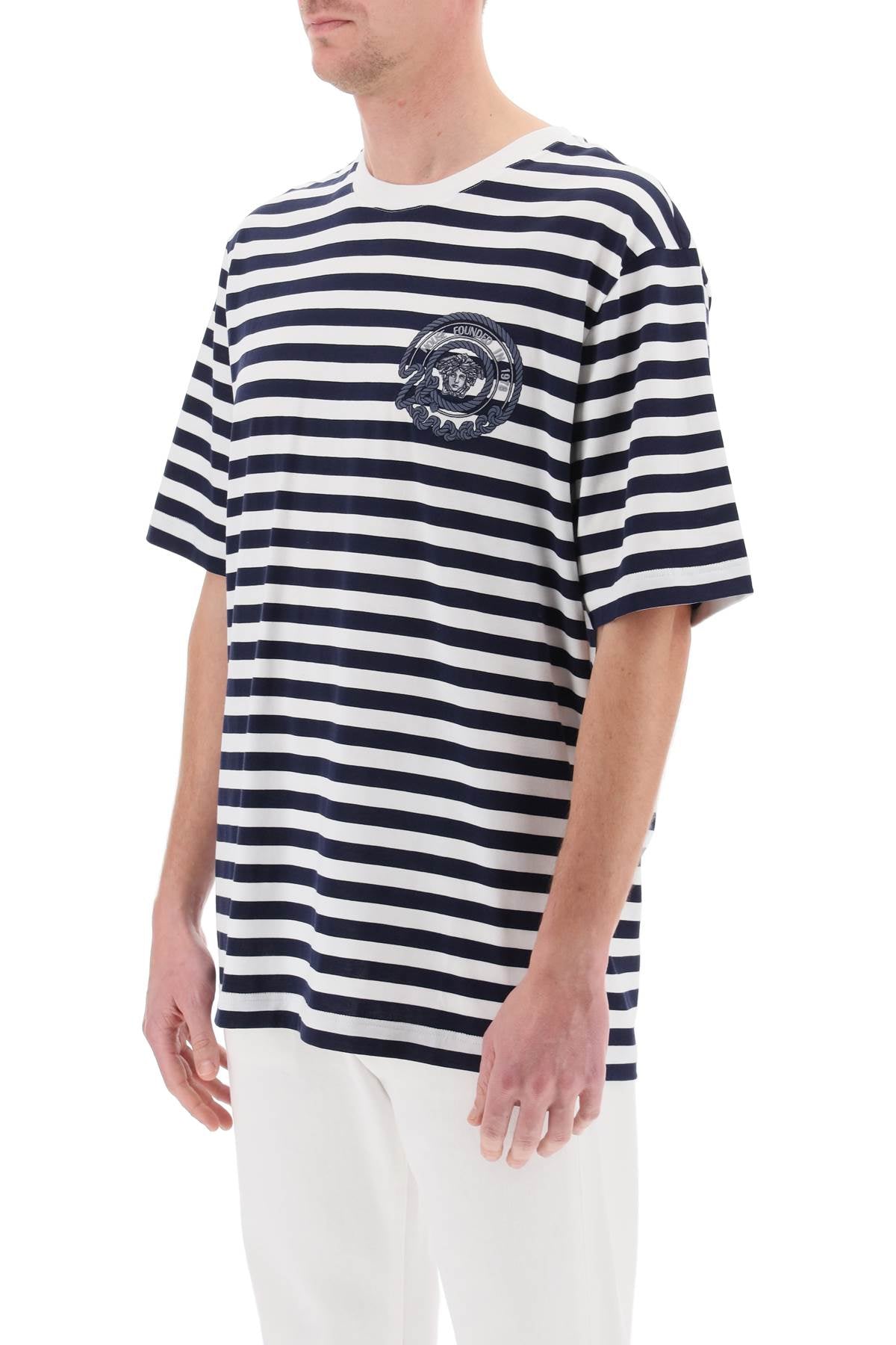 Nautical Stripe T-shirt  - White