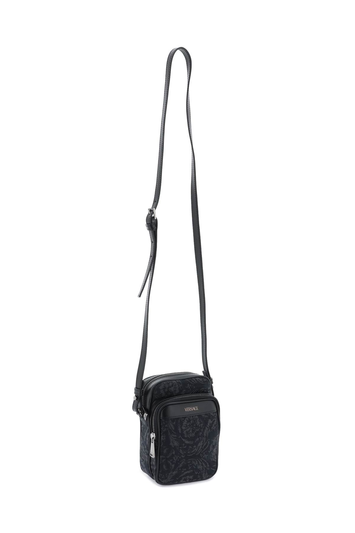 Athena Barocco Crossbody Bag  - Black