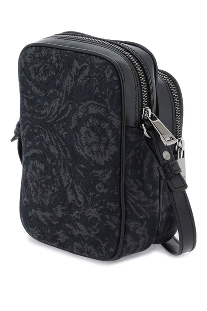 Athena Barocco Crossbody Bag  - Black