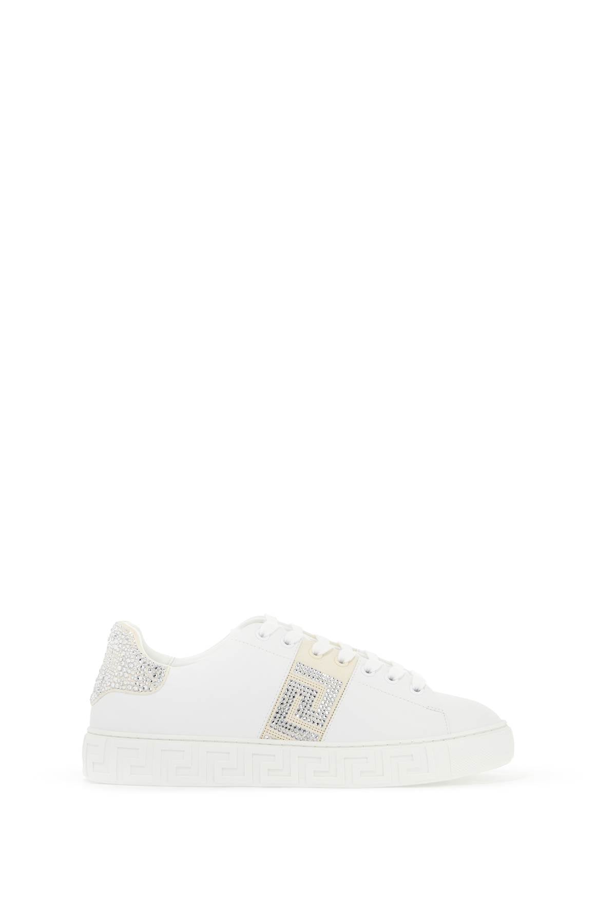 "greca Crystal Sneakers  - White