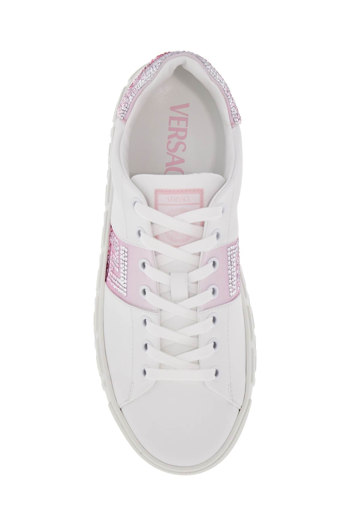 'greca Crystal Sneakers  - White