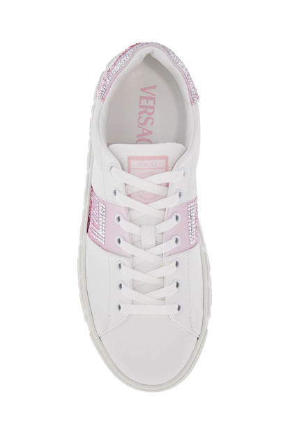 'greca Crystal Sneakers  - White