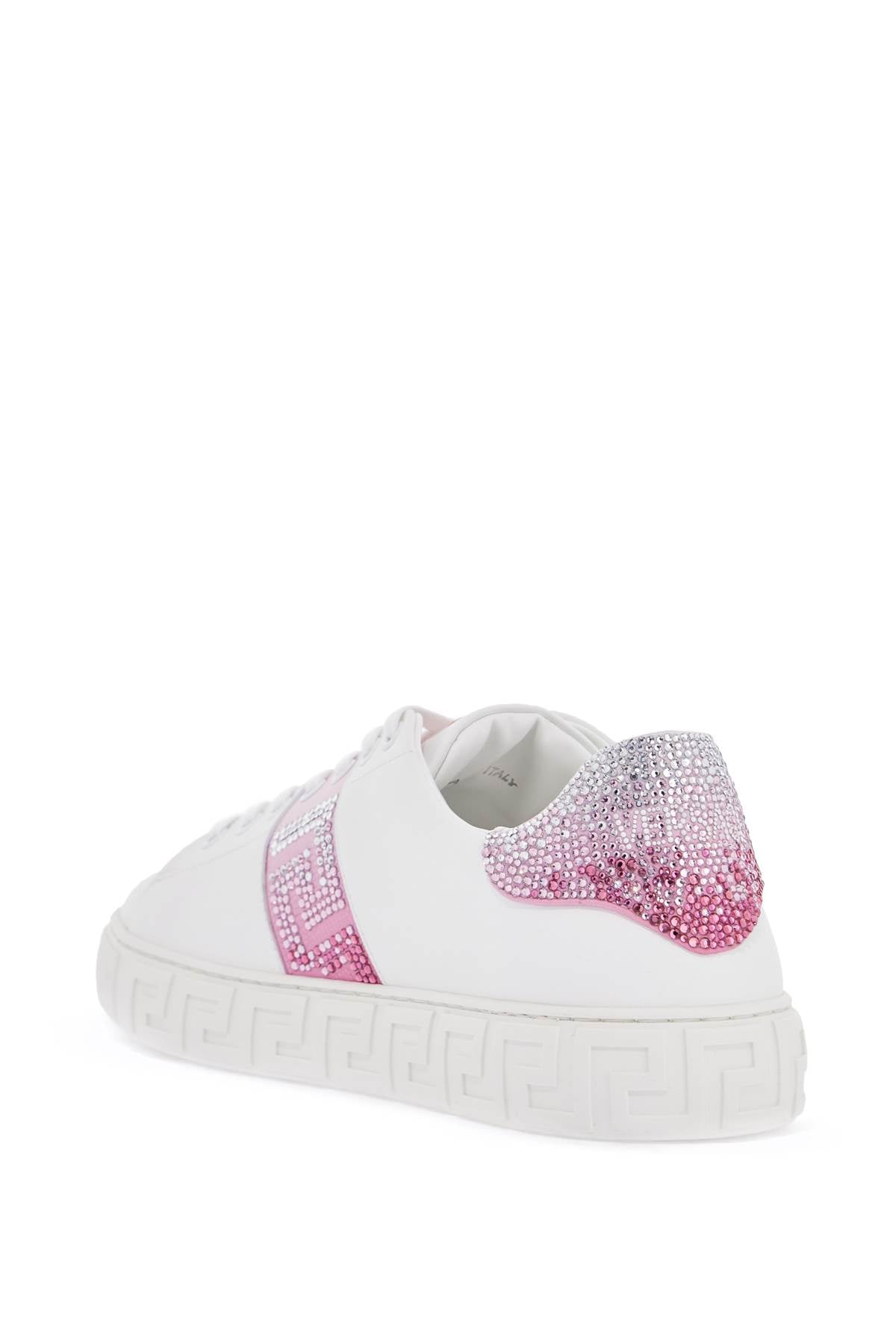 'greca Crystal Sneakers  - White