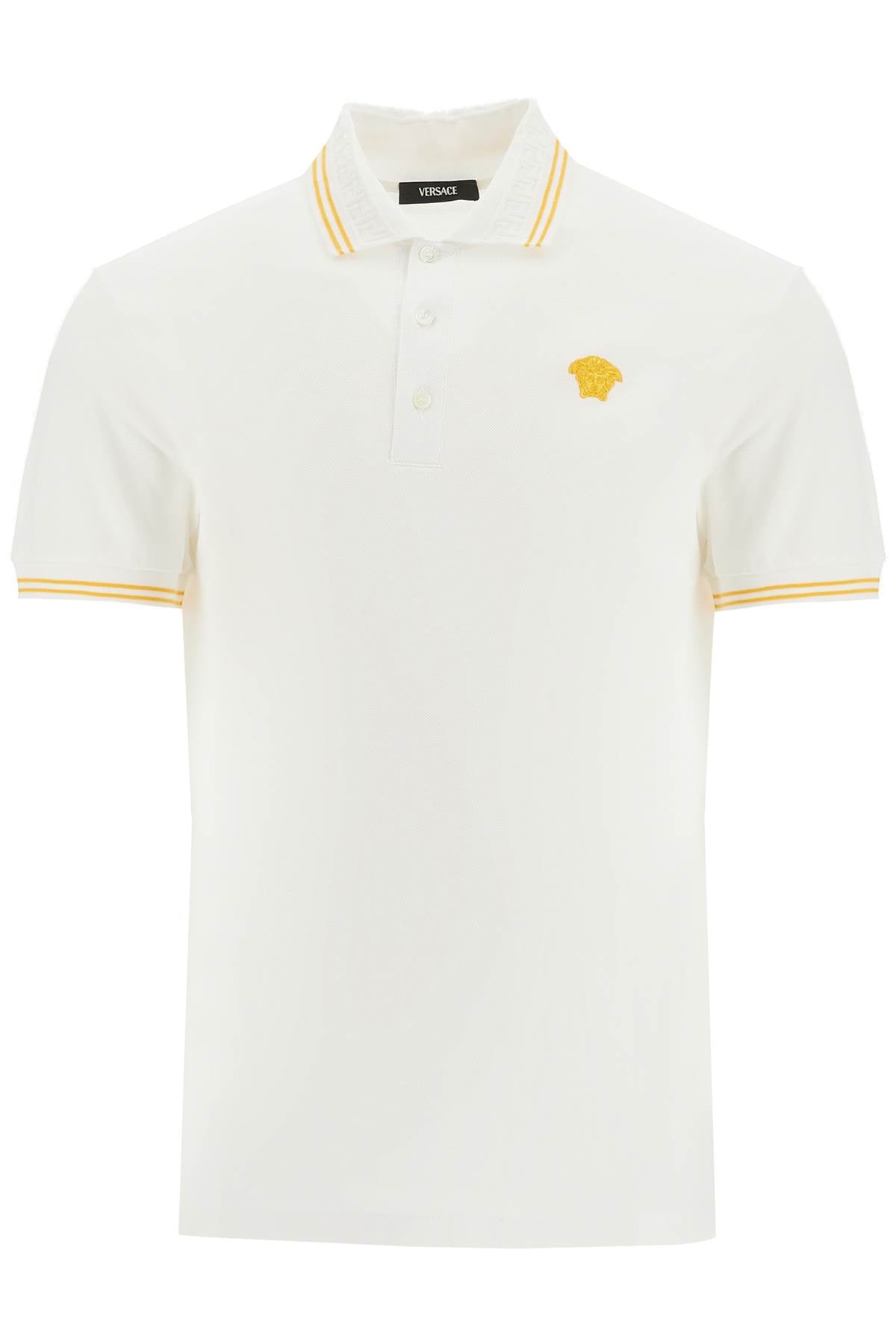 Medusa Polo Shirt  - White