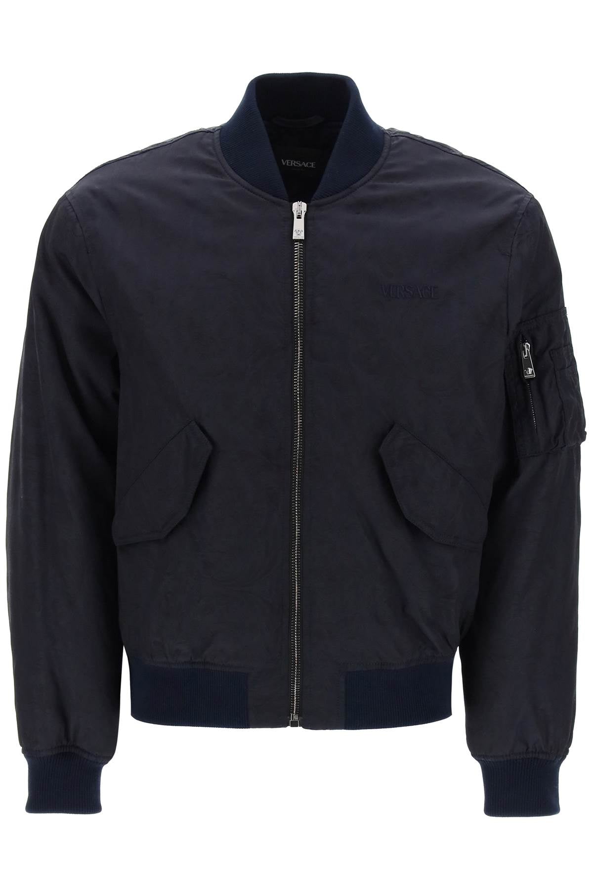 Barocco Bomber Jacket  - Blue