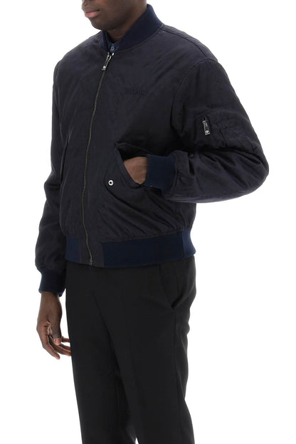 Barocco Bomber Jacket  - Blue