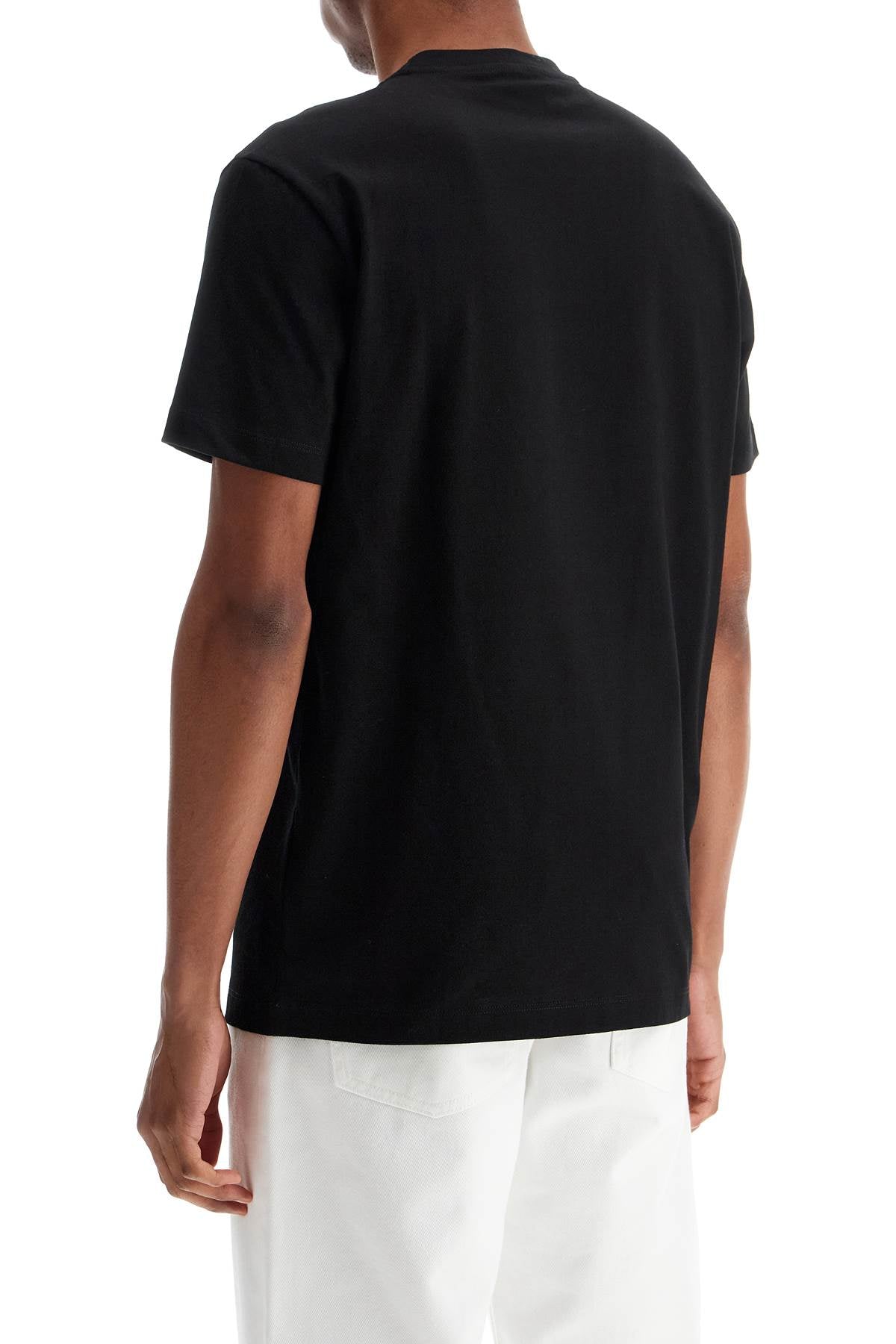 'medusa Gallery Embroidered T-shirt  - Black