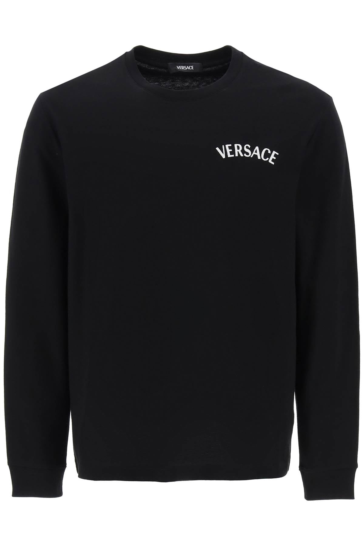 Milano Stamp Long-sleeved T-shirt  - Black