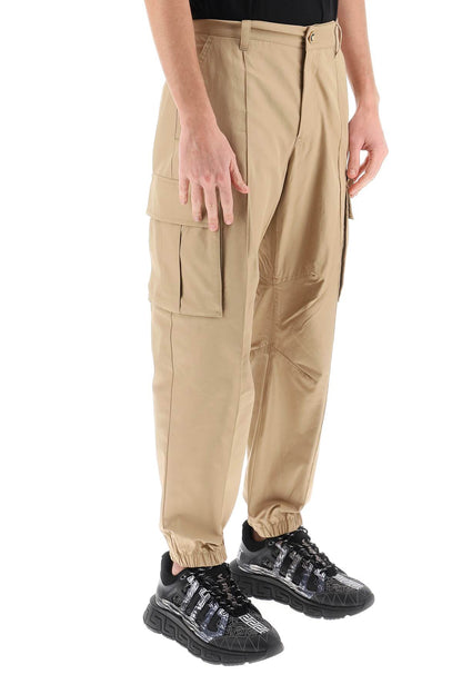 Medusa Cargo Pants  - Beige