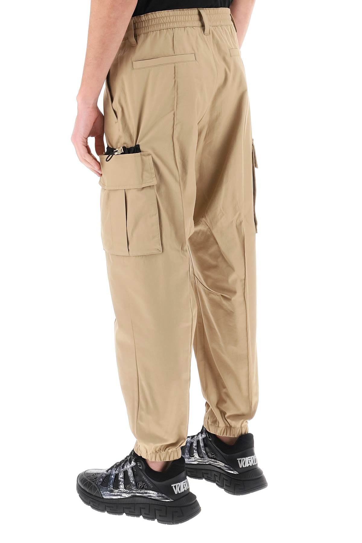 Medusa Cargo Pants  - Beige