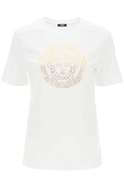 Medusa Crew-neck T-shirt  - White