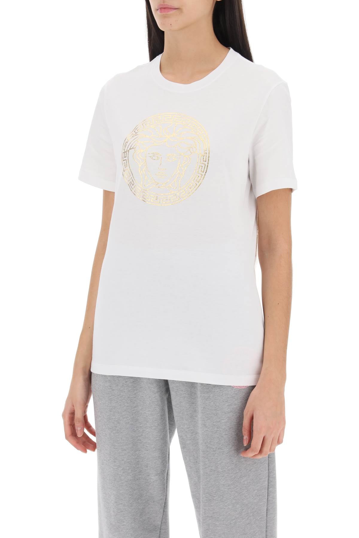 Medusa Crew-neck T-shirt  - White