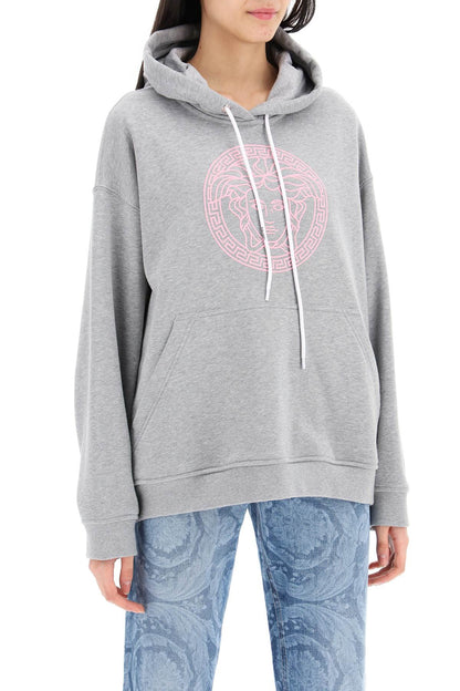 Hooded Sweatshirt With  - Grey