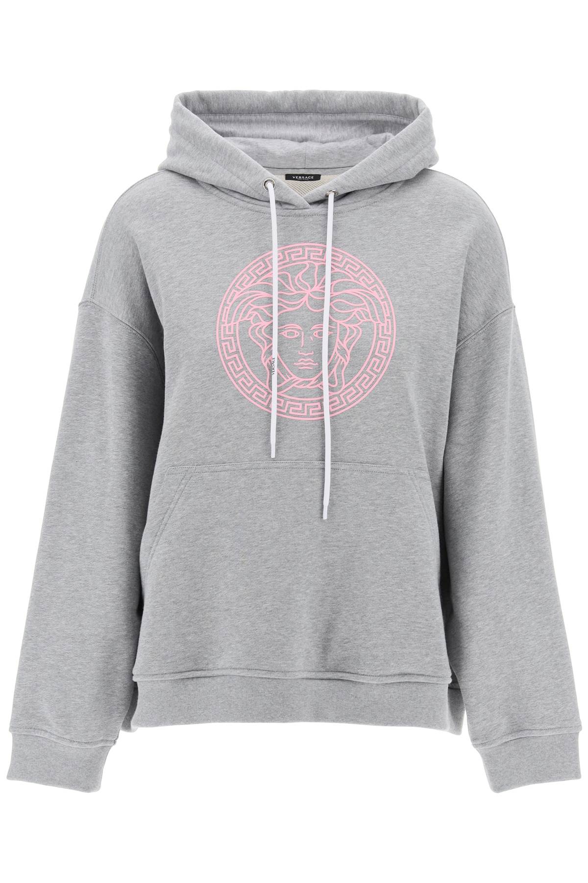 Hooded Sweatshirt With  - Grey