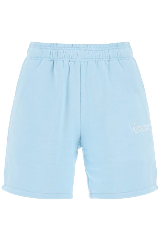 Sweatshorts With 1978 Re-edition Logo  - Light Blue