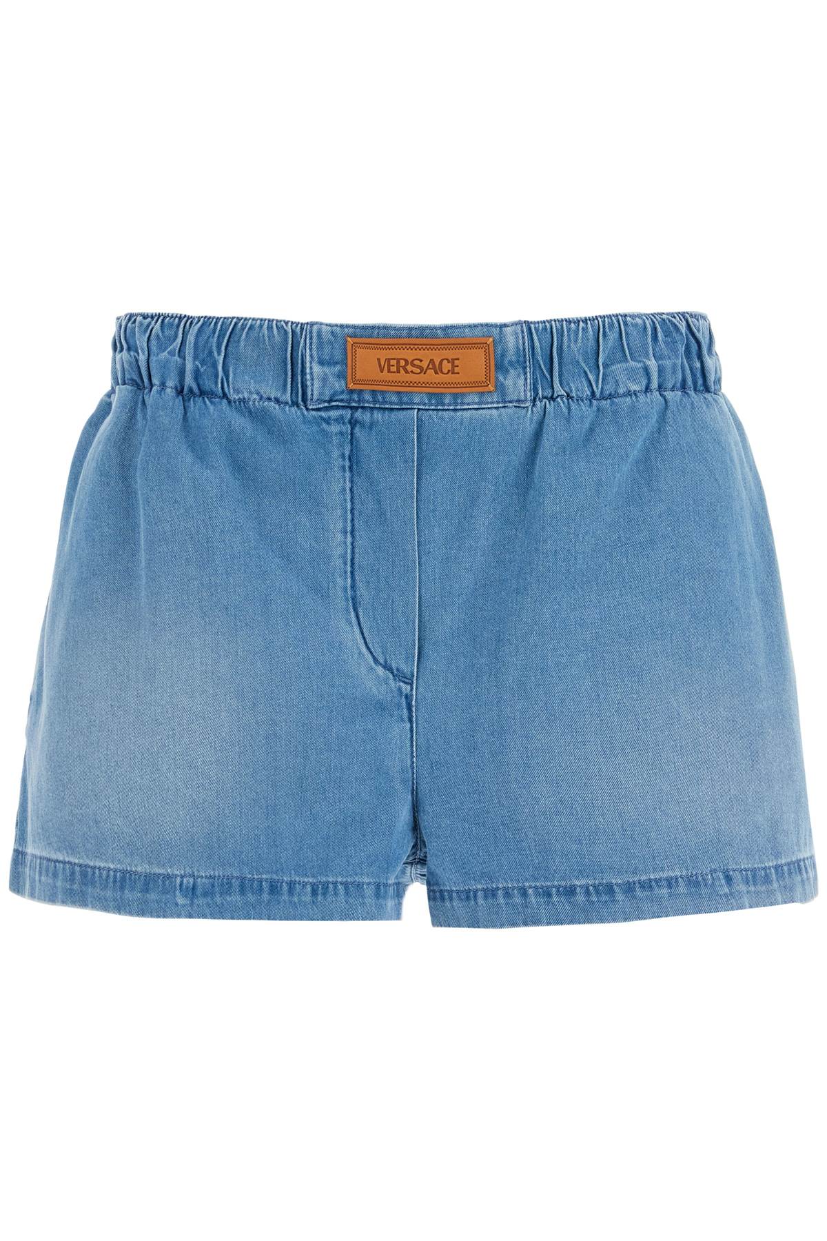 Lightweight Denim Shorts For Men  - Blue