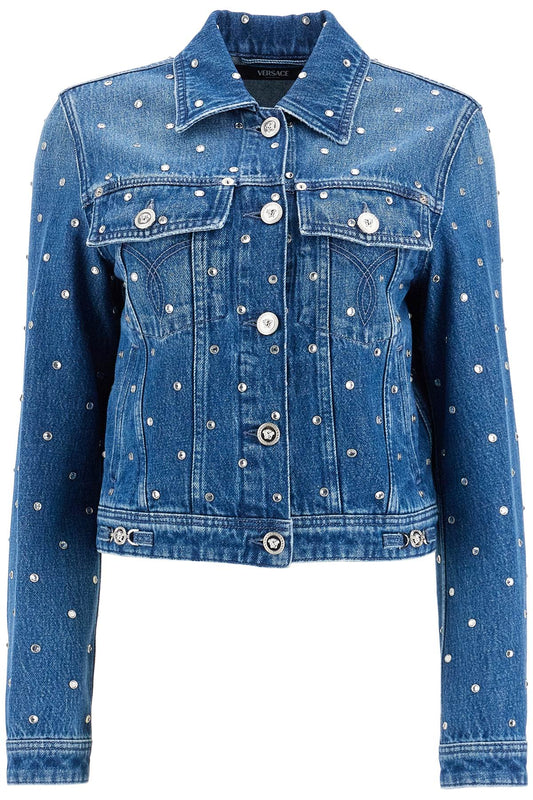 'starry Sky Denim Jacket  - Blue