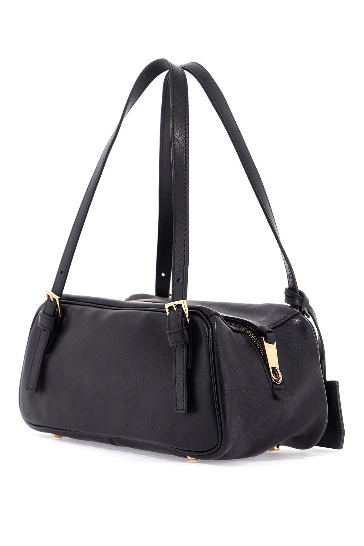 Nappa Leather Bowling Bag  - Black