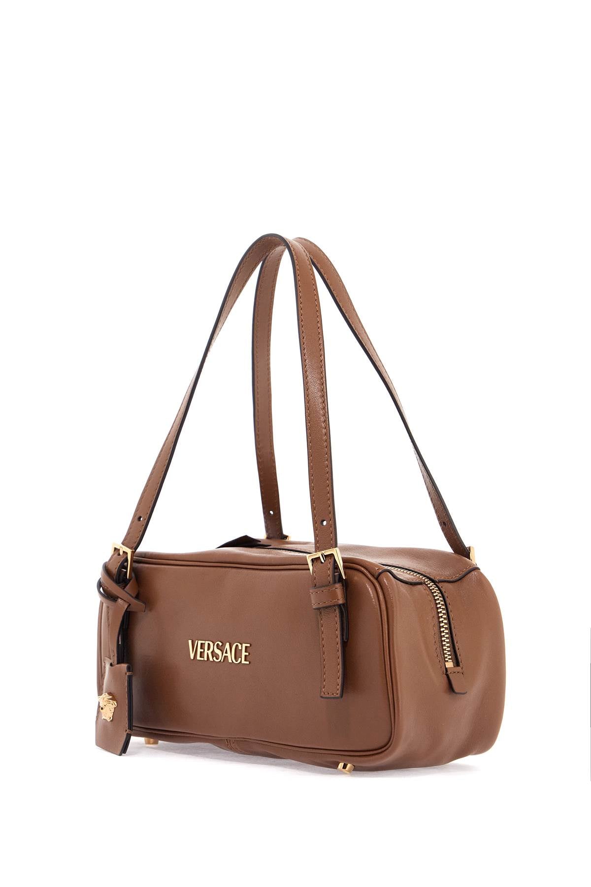 Nappa Leather Bowling Bag  - Brown