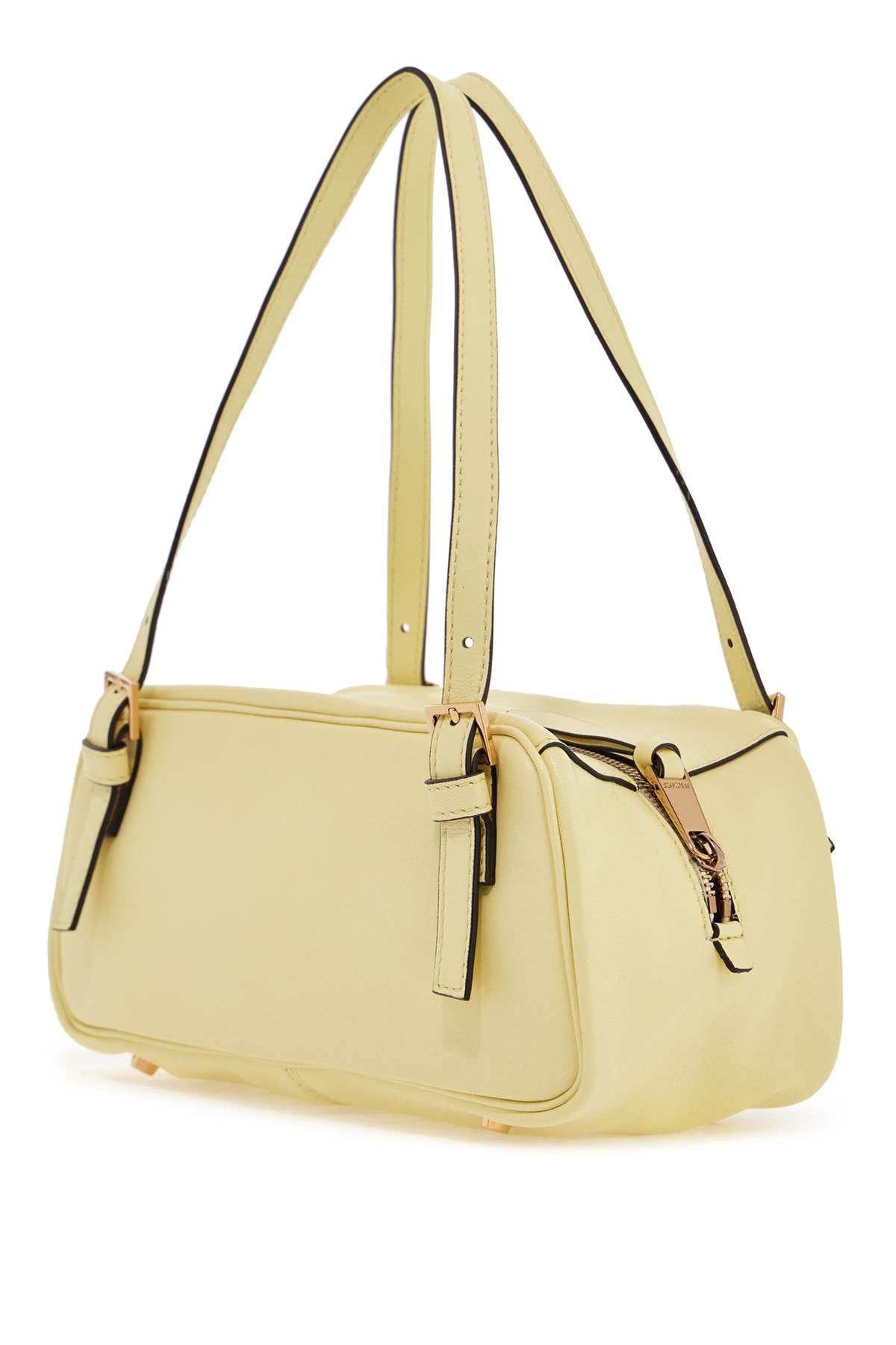 Nappa Leather Bowling Bag  - Yellow