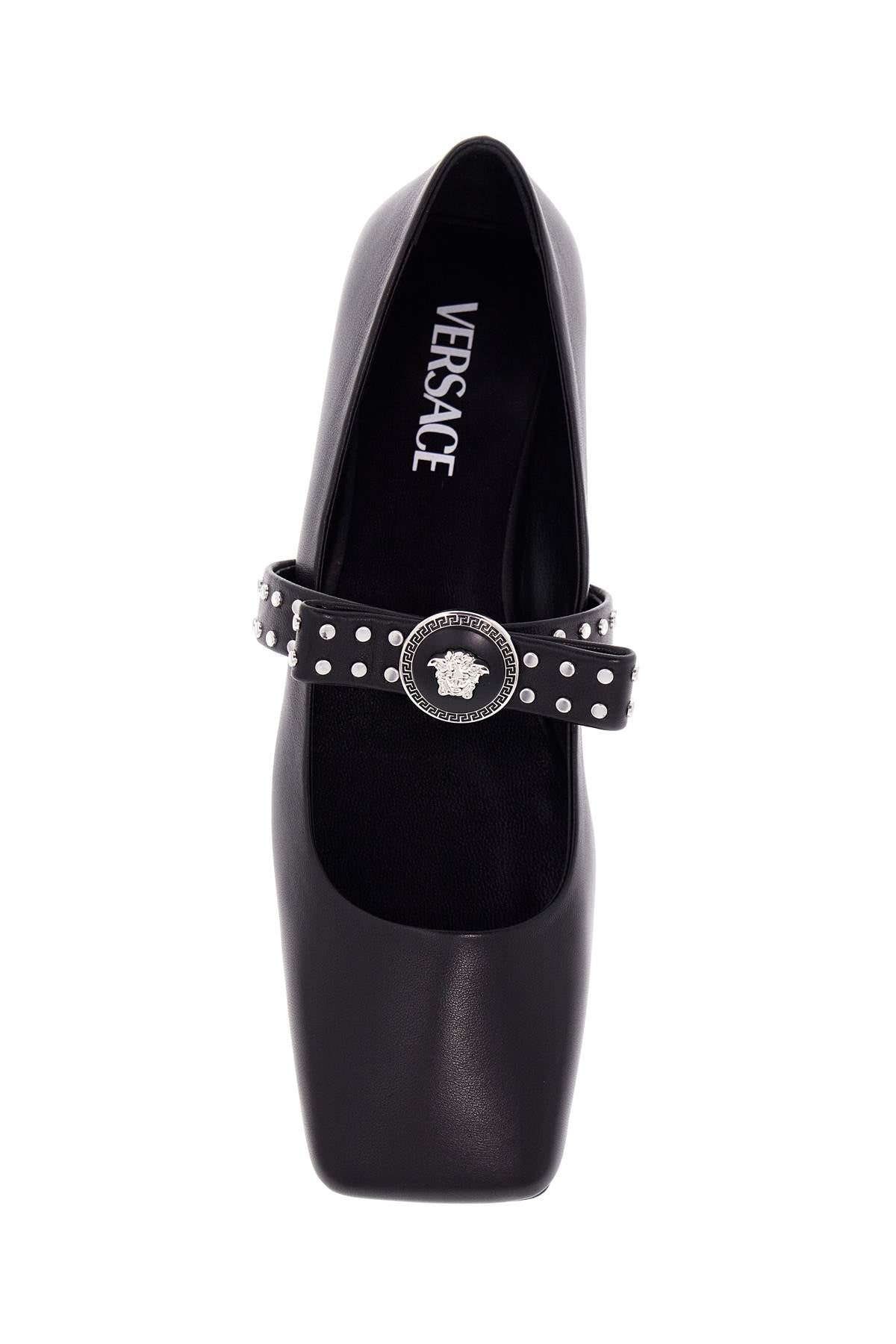 Gianni Ribbon Studded Baller  - Black