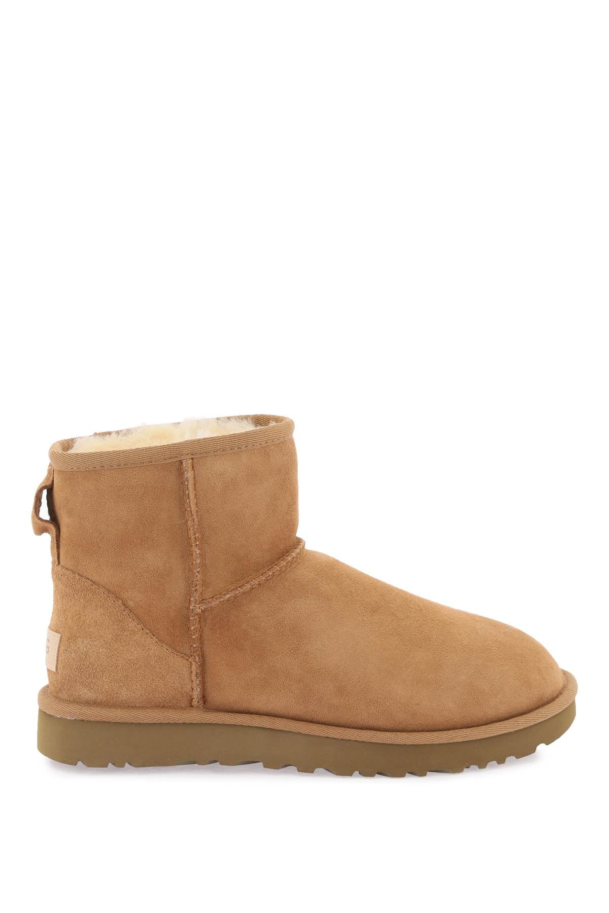 Classic Mini Ii Ankle Boots  - Beige