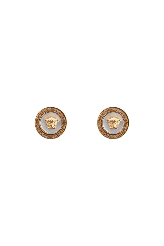 Ic Button Earrings By Orecch  - Gold