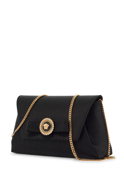 Gianni Ribbon Clutch  - Black