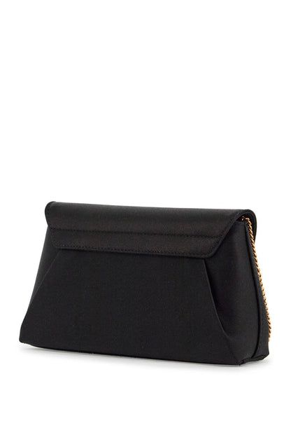 Gianni Ribbon Clutch  - Black