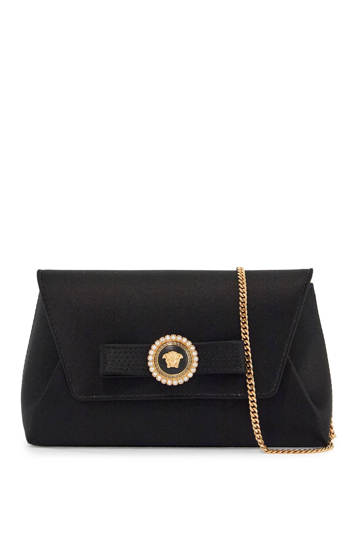 Gianni Ribbon Clutch  - Black