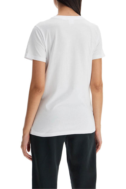 Short-sleeved T-shirt With Logo  - White