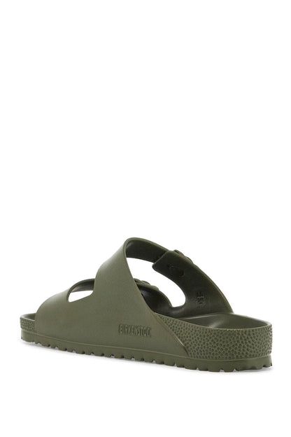 Khaki Synthetic Arizona Eva Slippers With Two Straps  - Khaki