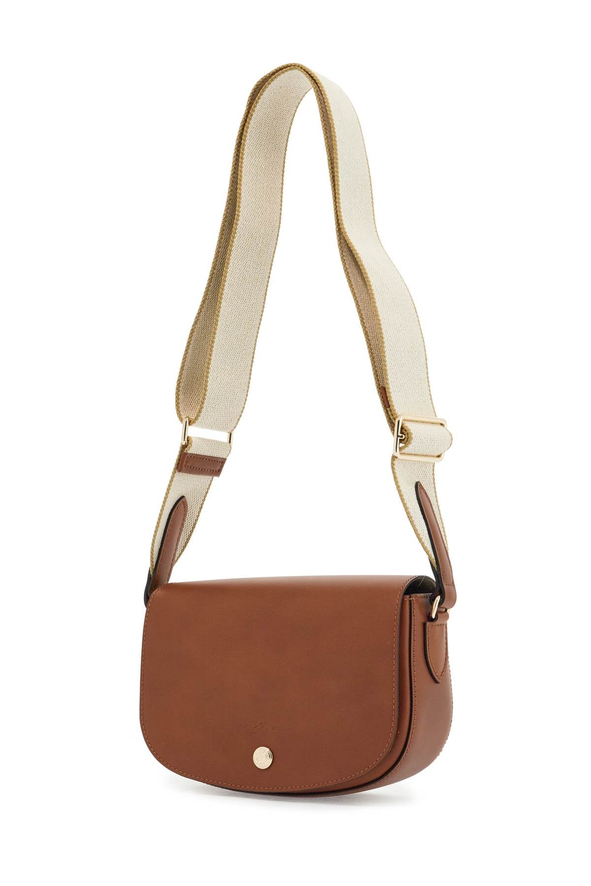 Cognac Leather Crossbody Bag Epure Timeless  - Brown