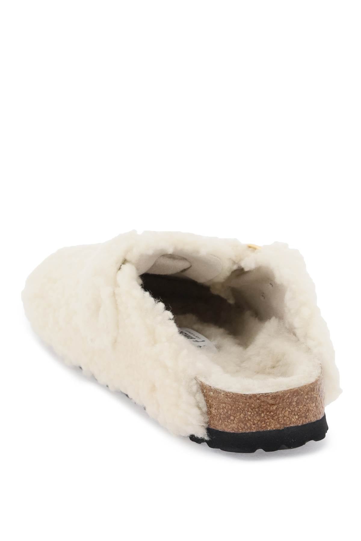 Bosto Big Buckle Clogs  - White