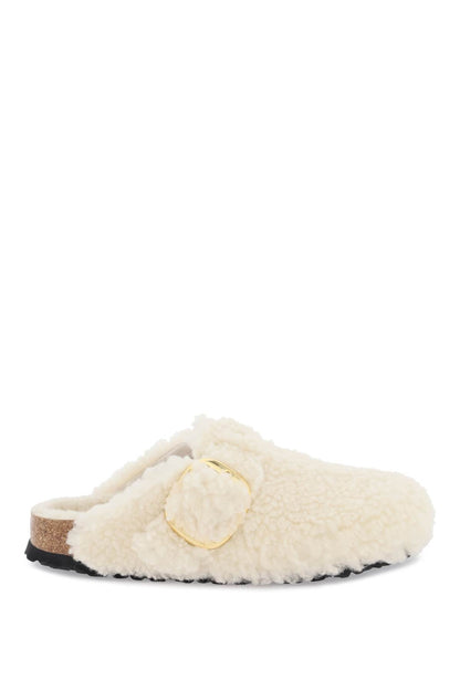 Bosto Big Buckle Clogs  - White